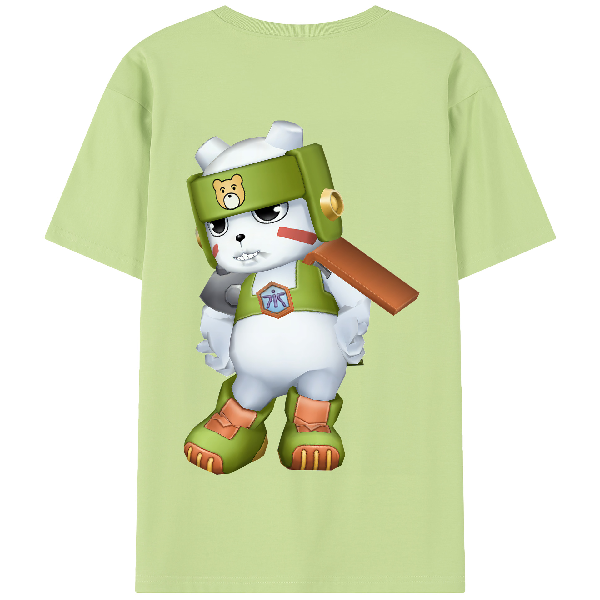 （画像用） Digimon デジタルモンスター/デジモン 綿100％半袖Tシャツ（背面プリント）